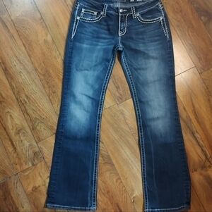 Beautiful Miss Me Signature Boot Jeans With 32" Inseam